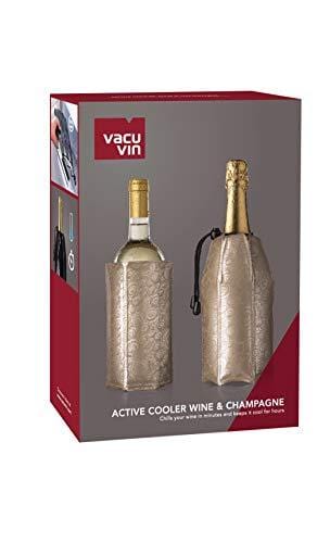 NEW Vacu Vin Rapid Ice Active CHAMPAGNE COOLER Sleeve chill bottle in minutes 