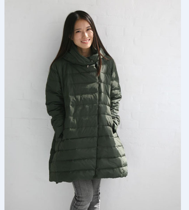 casual hooded coat