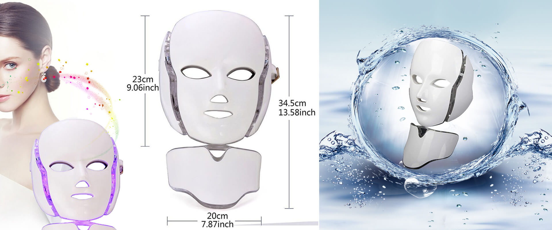 3 Color LED Mask Photon Therapy Facial Mask
