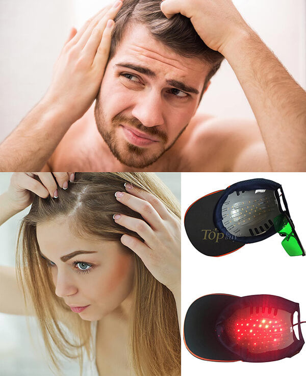 Laser hair regrowth system for men and women