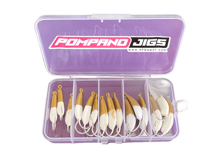 Candy Gold Pompano Jig Box