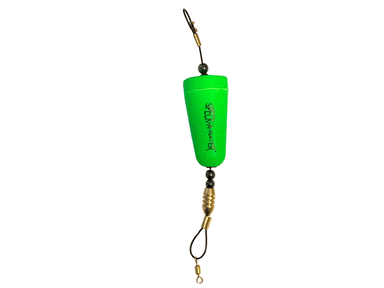 3" Green Speck-a-nator Cupped Popping Cork