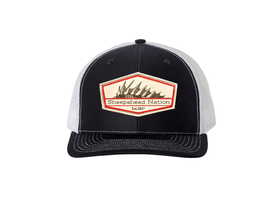 Black / White Sheepshead Nation Hat - elliottenvisions