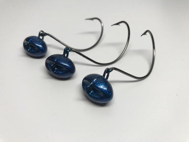 Blue Sparkle Flounder Jigs - elliottenvisions