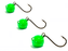 Bright Green Sheepshead Jigs - elliottenvisions