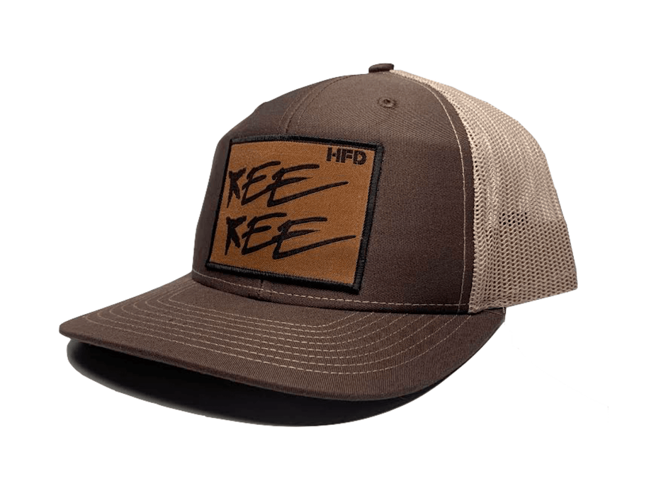 Brown / Khaki Kee Kee Turkey Logo Hat - elliottenvisions