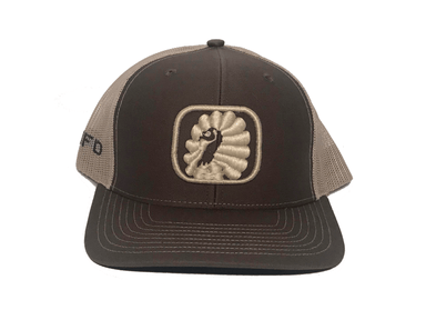 Brown / Khaki embroirdery turkey hat