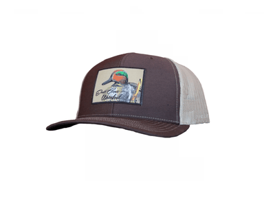 Green-Winged Teal Patch Snap Back Trucker Hat | East Coast Waterfowl - elliottenvisions