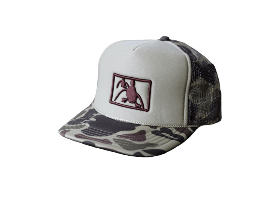 Old School Camo Foam Trucker | Major League Fowl - elliottenvisions