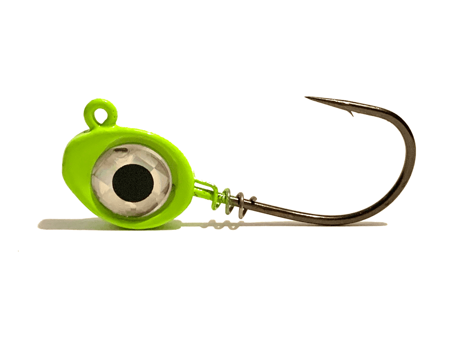 Chartreuse BMF Eye Jig