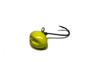 Yellow Chartreuse | Sheepshead Jigs with Split Rings - elliottenvisions