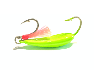 Chartreuse Pompano Jigs with Teasers - elliottenvisions