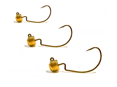 Copper Flakes EWG Ned Rig Jig Heads 3pk