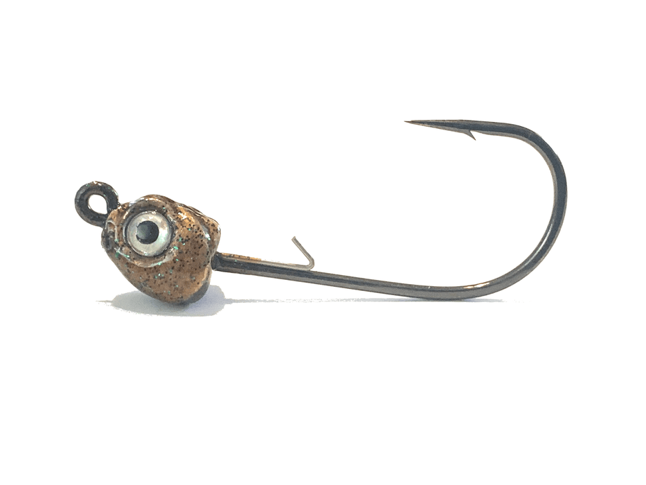 Copper Flakes J Hook Swimbait Jigs