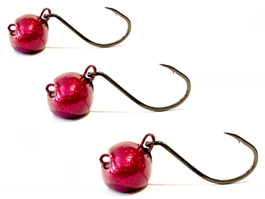 Fiddler Purple Sheepshead Jigs 3pk