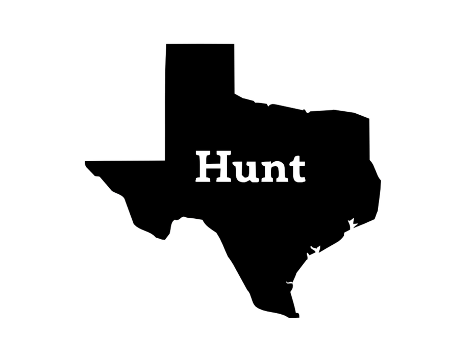 Hunt Texas Decal - elliottenvisions