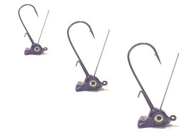 Purple Haze Stand Up Jig Heads 3pk