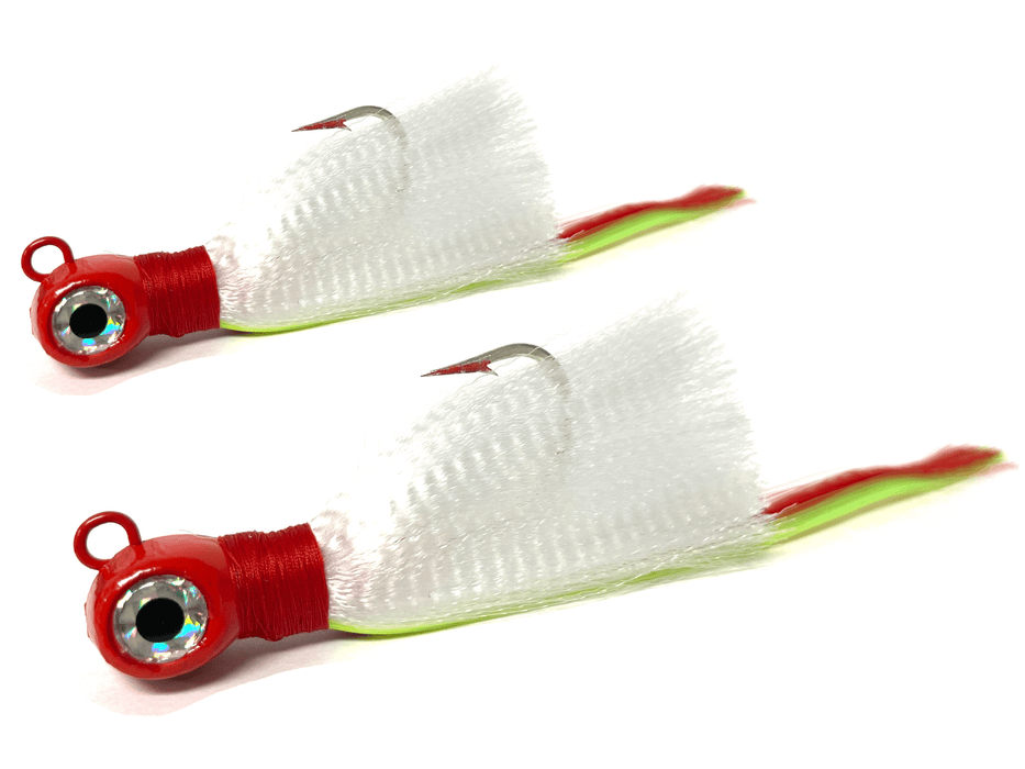 Red / White Flair Hawk Jig