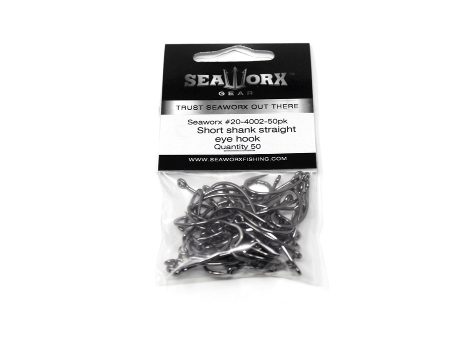 SeaWorx Short Shank Straight Eye Hook