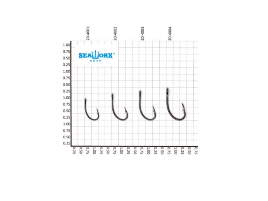 SeaWorx Short Shank Straight Eye Hook