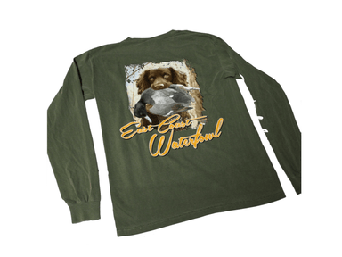 Boykin Spaniel Waylon | East Coast Waterfowl | Long Sleeve Shirt - elliottenvisions