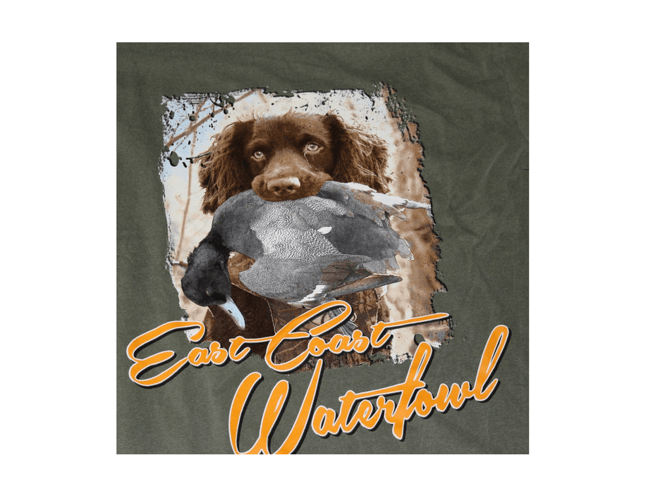 Boykin Spaniel Waylon | East Coast Waterfowl | Long Sleeve Shirt - elliottenvisions