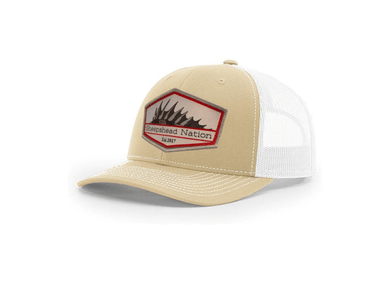 Tan / White Sheepshead Nation Hat - elliottenvisions