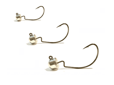 Unfinished EWG Ned Rig Jig Heads 3pk