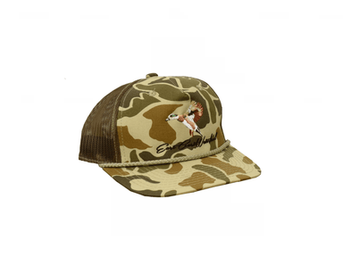 Old School Camo Wigeon Trucker Hat | East Coast Waterfowl - elliottenvisions