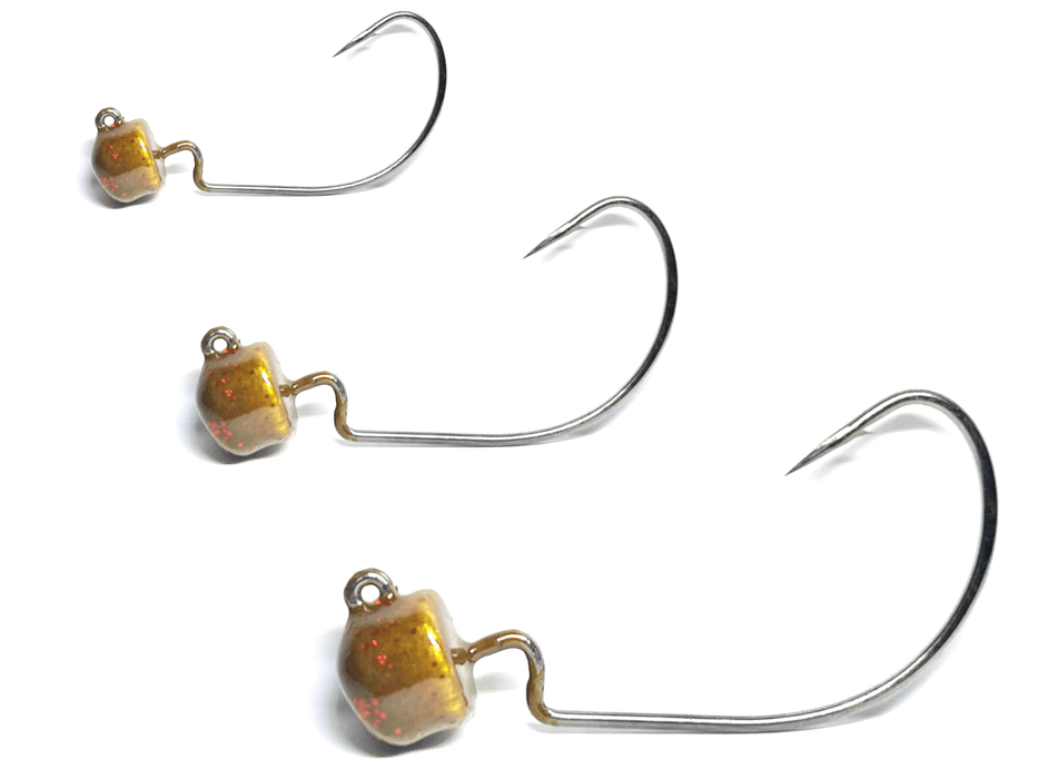 Watermelon Flakes EWG Jig Heads 3pk