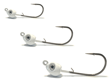 White J-Slammer Saltwater Jigs