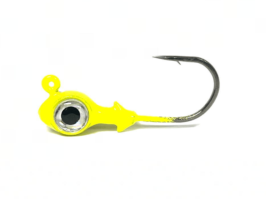 Yellow Chartreuse Big Eye Jig Head