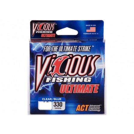 Vicious Ultimate Mono Fishing Line- 4 lb 330 Yards - elliottenvisions