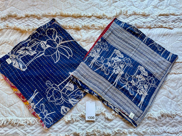 Kantha Reversible Pillow Cover Pillowcase Set Item: 1330