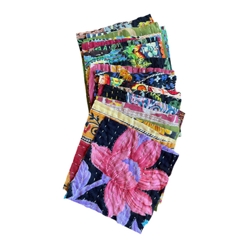 Random Kantha Squares for Creative Inspiration/Art Making/Jewelry Making/Quilting