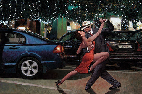 Dance To The End Of Love, oil painting by Theo Michael