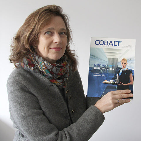 Art by Theo Michael is featured in the Cobalt Inflight Magazine 