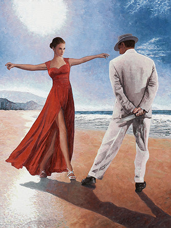 The Last Dance, an oil painting by Theo Michael featured in the Cobalt Inflight Magazine