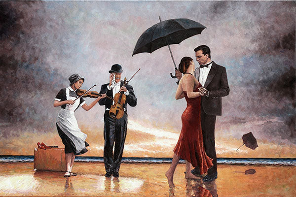 Singing Butler Tribute, an oil painting by Theo Michael