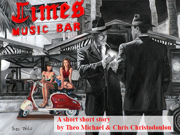 The Times Music Bar, a painting and short story by Theo Michael
