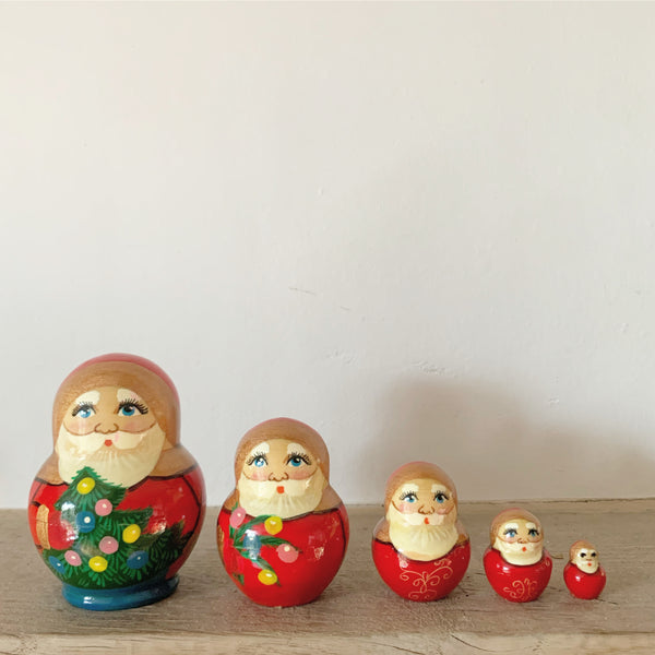 father christmas russian dolls