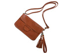 JANE LEATHER CLUTCH IN MOCCA - PURE Accessories