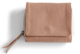 SMALL LEATHER PURSE IN NUDE - PURE Accessories