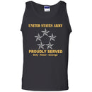 US Army O-10 General of the Army O10 GA General Officer Ranks Men Front Shirt US Army Rank