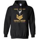 U.S Navy Operations specialist Navy OS E-6 Rating Badges Proudly Served T-Shirt For Men On Front