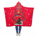 US Army 3rd Armored Division - Christmas Hooded Blanket