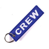 Blue Colour Crew Designed Key Chain