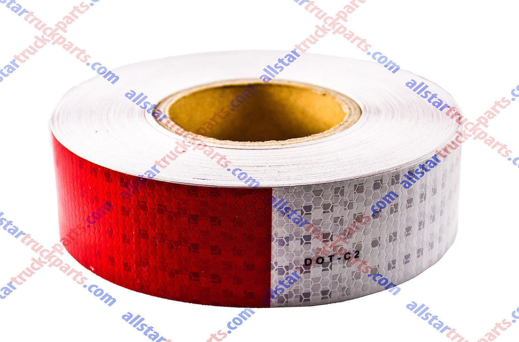 Conspicuity Tape 2”x150’ Approved DOT-C2 Reflective Safety Red White T