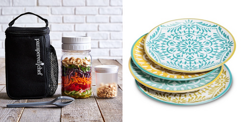 Pampered Chef Mason Jars and Target Dinner Plates | The Smile Blog | TheWhiteningStore.com