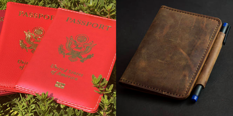 Red passport cover and leather passport | The Smile Blog | TheWhiteningStore.com